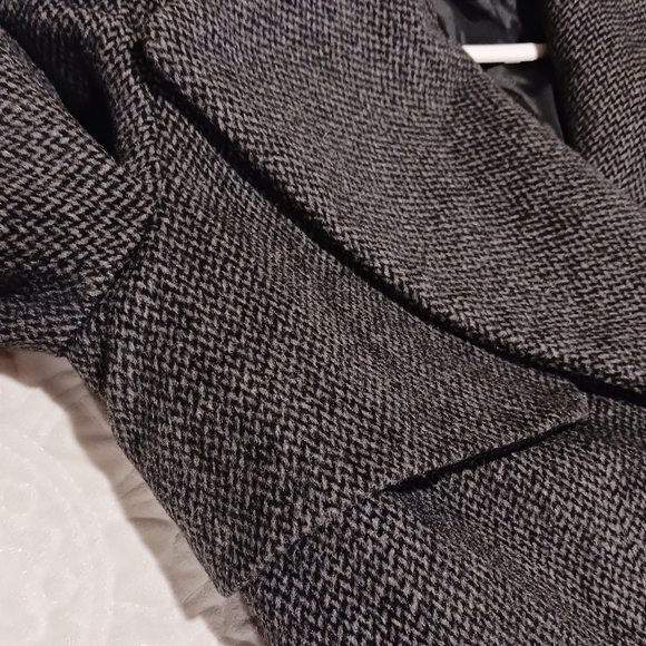 Lucky Brand Wool Blend Belted Trench Coat - Picture 7 of 12